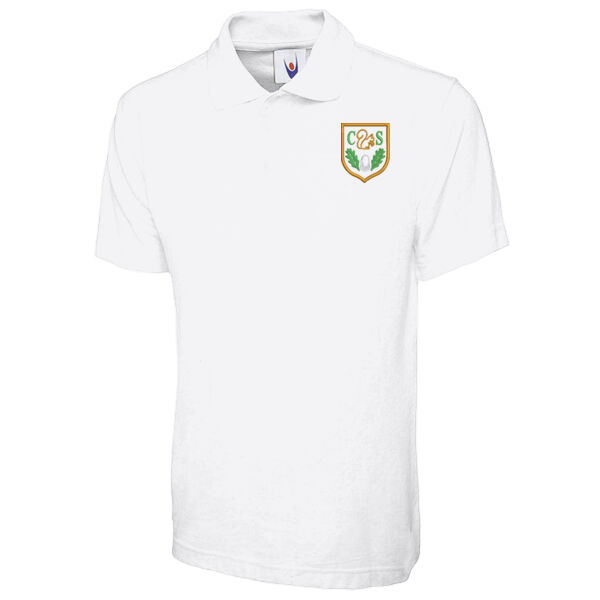 Coppice School White Polo Thumbnail